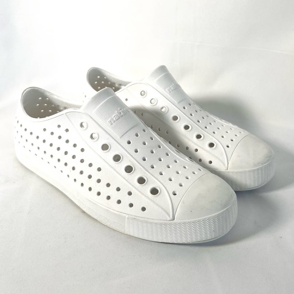 Native Jefferson Future Nostalgia Shell White Womens Size 9